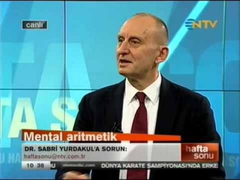 Dr.Sabri Yurdakul NTV Hafta Sonu Programı Üstün Zekalı Çocuklar ve Mental Aritmetik